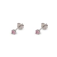 Orecchini Dilvdò Donna Small Stud in Argento Zircone ORPBRS3